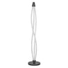 LEDVANCE Stehleuchte Decor Swirl 22W 3000K dimmbar dunkelgrau – Ansicht stehend