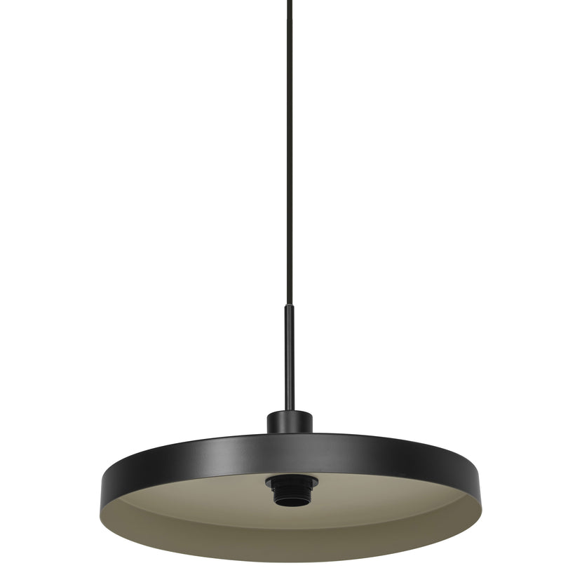 LEDVANCE Pendelleuchte Decor Plate 400 mm E27 schwarz/beige