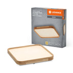 LEDVANCE Leuchte Orbis Alicia 292X292MM 830 Click DIM Wood Decor 16W 1.000lm IP20 – Produkt mit Verpackung