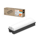 LEDVANCE LED-Wandleuchte Bulkhead Compact Rectangular 8 W 3000/4000 K 840 lm IP65 IK10 schwarz