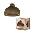 LEDVANCE Deckenleuchte Decor Cardboard Hat E27 nicht dimmbar braun IP20 – Produkt mit Verpackung