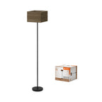 LEDVANCE Stehleuchte Decor Cardboard Square E27 nicht dimmbar braun IP20 – Produkt mit Verpackung