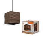LEDVANCE Pendelleuchte Decor Cardboard Square E27 braun – Produkt mit Verpackung