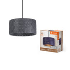 LEDVANCE Pendelleuchte Decor Felt Weaving 380 mm E27 dunkelgrau IP20 – Produkt mit Verpackung