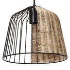 Osram Pendelleuchte Decor Cage Bell 1-flammig E27 nicht dimmbar schwarz/braun IP20