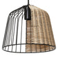 Osram Pendelleuchte Decor Cage Bell 1-flammig E27 nicht dimmbar schwarz/braun IP20