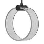 Osram LED Pendelleuchte Decor Circle 1-flammig PL Click 8W/3000-6500K 370lm tunable white nicht dimmbar schwarz IP20