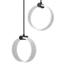 LEDVANCE LED-Pendelleuchte Decor Circle 2xPendant PL 14 W 930 lm CCT schwarz – Ansicht stehend