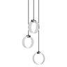 LEDVANCE LED-Pendelleuchte Decor Circle 3xPendant PL 20 W 1.300 lm CCT schwarz – Ansicht stehend
