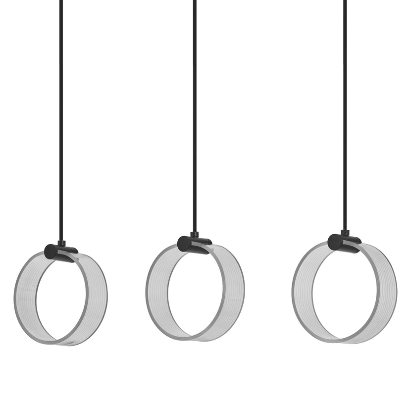 LEDVANCE LED Pendelleuchte Decor Circle LN 20 W CCT warmweiß bis tageslichtweiß nicht dimmbar schwarz IP20