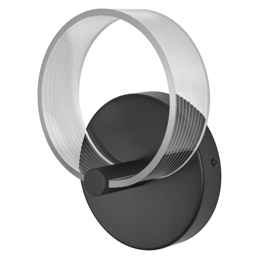 LEDVANCE LED-Wandleuchte Decor Circle Wall 8 W 370 lm CCT schwarz