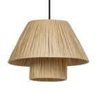 Osram Pendelleuchte Decor Bamboo Paper Hut 1-flammig E27 nicht dimmbar braun IP20