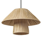 LEDVANCE Pendelleuchte Decor Bamboo Paper Hut Pendant 400 E27 braun, ohne Leuchtmittel