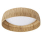 Osram LED Deckenleuchte Decor Bamboo Paper 18W/3000K 750lm warmweiß nicht dimmbar braun IP20