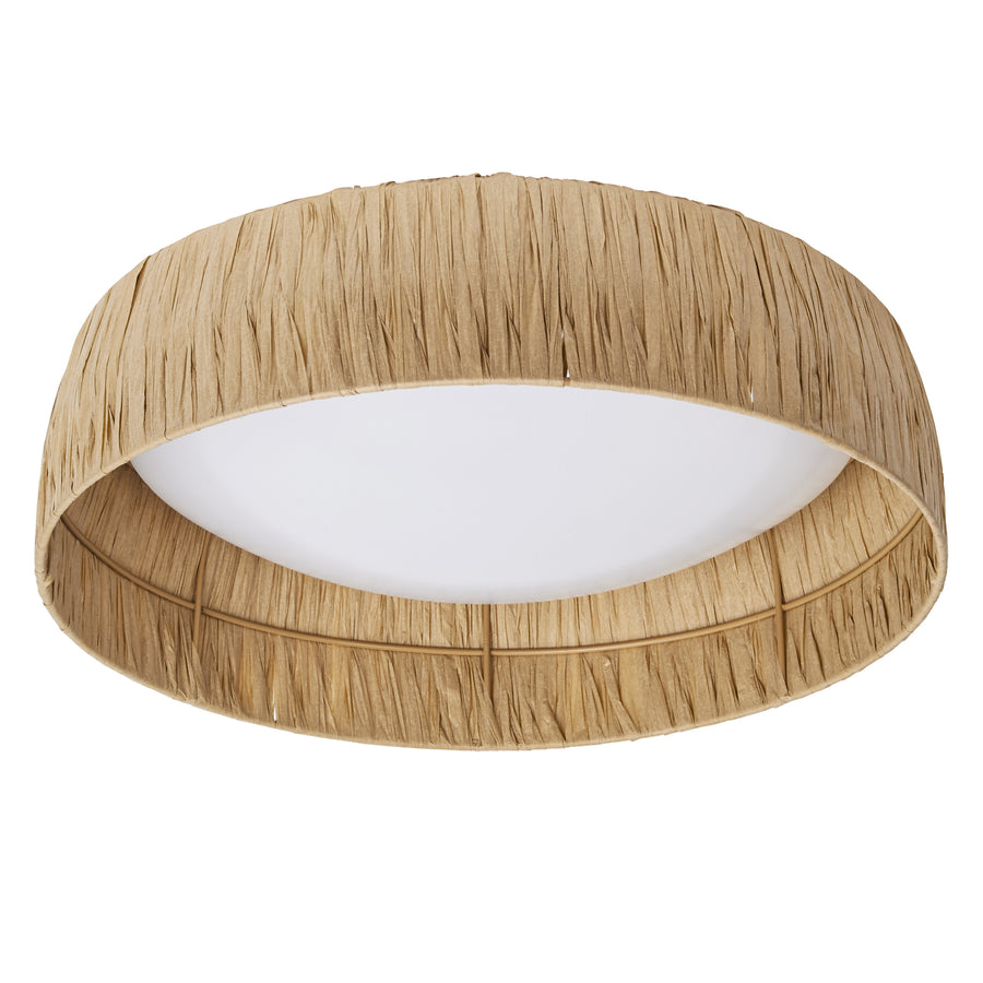 Osram LED Deckenleuchte Decor Bamboo Paper 18W/3000K 750lm warmweiß nicht dimmbar braun IP20