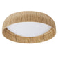 Osram LED Deckenleuchte Decor Bamboo Paper 28W/3000K 1150lm warmweiß nicht dimmbar braun IP20