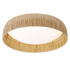 LEDVANCE LED-Deckenleuchte Decor Bamboo Paper Ceiling 500 28 W 830 braun – Ansicht stehend