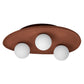 LEDVANCE Deckenleuchte Decor Clay Nest 3xG9 braun