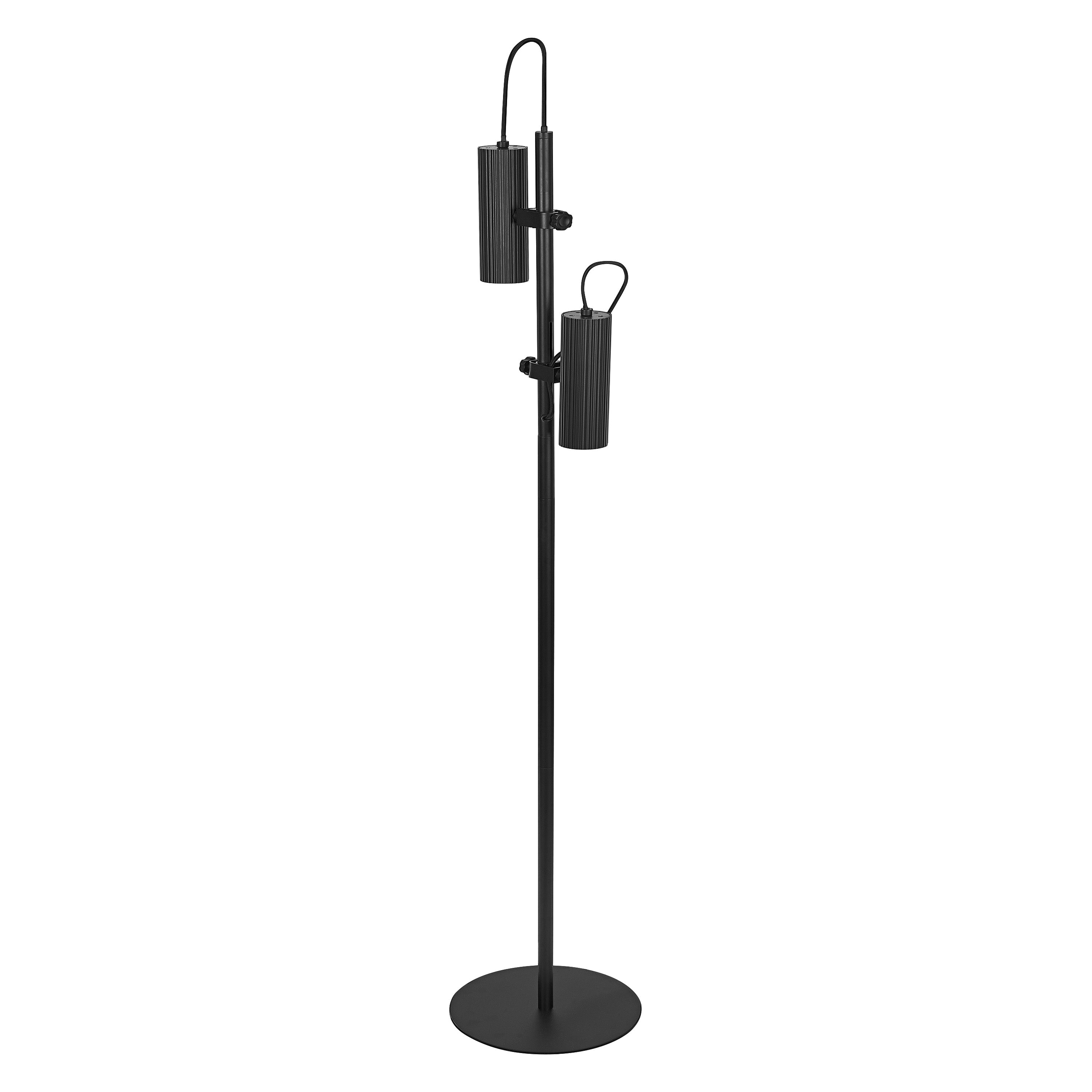 Osram Stehleuchte Decor Drums 2-flammig GU10 nicht dimmbar schwarz IP20