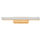 Osram LED Spiegelleuchte Orbis 40cm Click 6,8W/3000-4000K 650lm tunable white dimmbar Holzdekor IP44