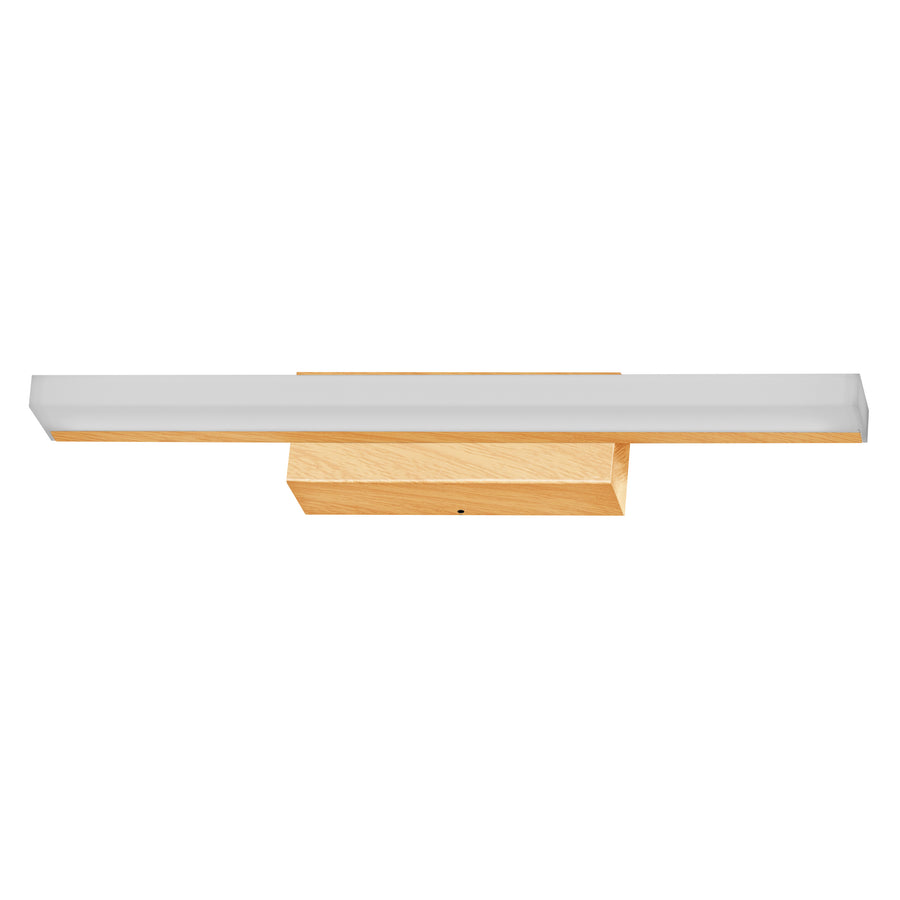 Osram LED Spiegelleuchte Orbis 40cm Click 6,8W/3000-4000K 650lm tunable white dimmbar Holzdekor IP44