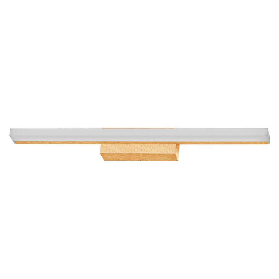 Osram LED Spiegelleuchte Orbis 60cm Click 10W/3000-4000K 950lm tunable white dimmbar Holzdekor IP44