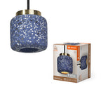 LEDVANCE Pendelleuchte Decor Terrazzo Ball GU10 blau IP20 – Produkt mit Verpackung