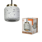 LEDVANCE Pendelleuchte Decor Terrazzo Ball GU10 weiß IP20 – Produkt mit Verpackung