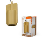 LEDVANCE Pendelleuchte Decor Mold 155 mm E27 gold IP20 – Produkt mit Verpackung