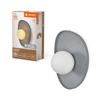 LEDVANCE Wandleuchte Decor Concrete Nest 1-flammig G9 nicht dimmbar grau IP20 – Produkt mit Verpackung