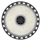 LEDVANCE LED-Hallenleuchte High Bay P 200W/173W 865 35000lm 110° schwarz IP66 dimmbar – Ansicht stehend