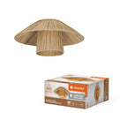 LEDVANCE Deckenleuchte Decor Bamboo Paper Hut Ceiling 400 E27 braun, ohne Leuchtmittel – Produkt mit Verpackung