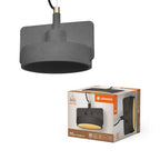 LEDVANCE Pendelleuchte Decor Mold 225 mm E27 dunkelgrau IP20 – Produkt mit Verpackung
