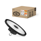 LEDVANCE LED-Hallenleuchte High Bay P 200W/173W 865 35000lm 110° schwarz IP66 dimmbar – Produkt mit Verpackung