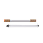 LEDVANCE LED-Feuchtraumleuchte Damp Proof Essential Extrusion 18 W 840 neutralweiß 2.160 lm 600 mm IP65 weiß – Produkt mit Verpackung