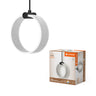 LEDVANCE LED Pendelleuchte Decor Circle PL 8 W CCT warmweiß bis tageslichtweiß nicht dimmbar schwarz IP20 – Produkt mit Verpackung