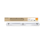 LEDVANCE Feuchtraumleuchten-Gehäuse Damp Proof Housing 600 für 2 T8-LED-Röhren IP65 Grau – Produkt mit Verpackung
