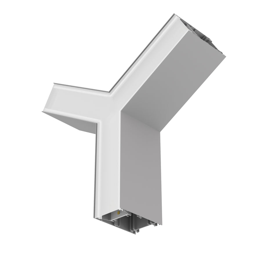 LEDVANCE Verbinder OFFICE LINEAR SF V Y-CON PRISM GY 10,2W 1.300lm IP20