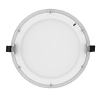 LEDVANCE LED Downlight Slim Alu D205 19/14,3/9,5 W 3000/4000 K 1900 lm IP44 Ø217 mm weiß – Draufsicht