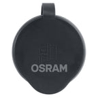 Osram Smarte Steckdose SMART+ MATTER Compact Outdoor Plug EU IP44 schwarz – Draufsicht