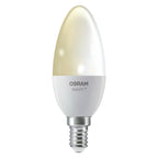 Osram LED-Kerzenlampe SMART+ Zigbee Classic B40 4,9W E14 2.700K dimmbar – Ansicht stehend
