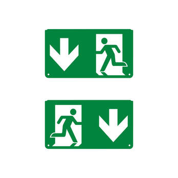 LEDVANCE Leuchten-Zubehör EM Exit Picto Down Piktogrammeinsatz Grün
