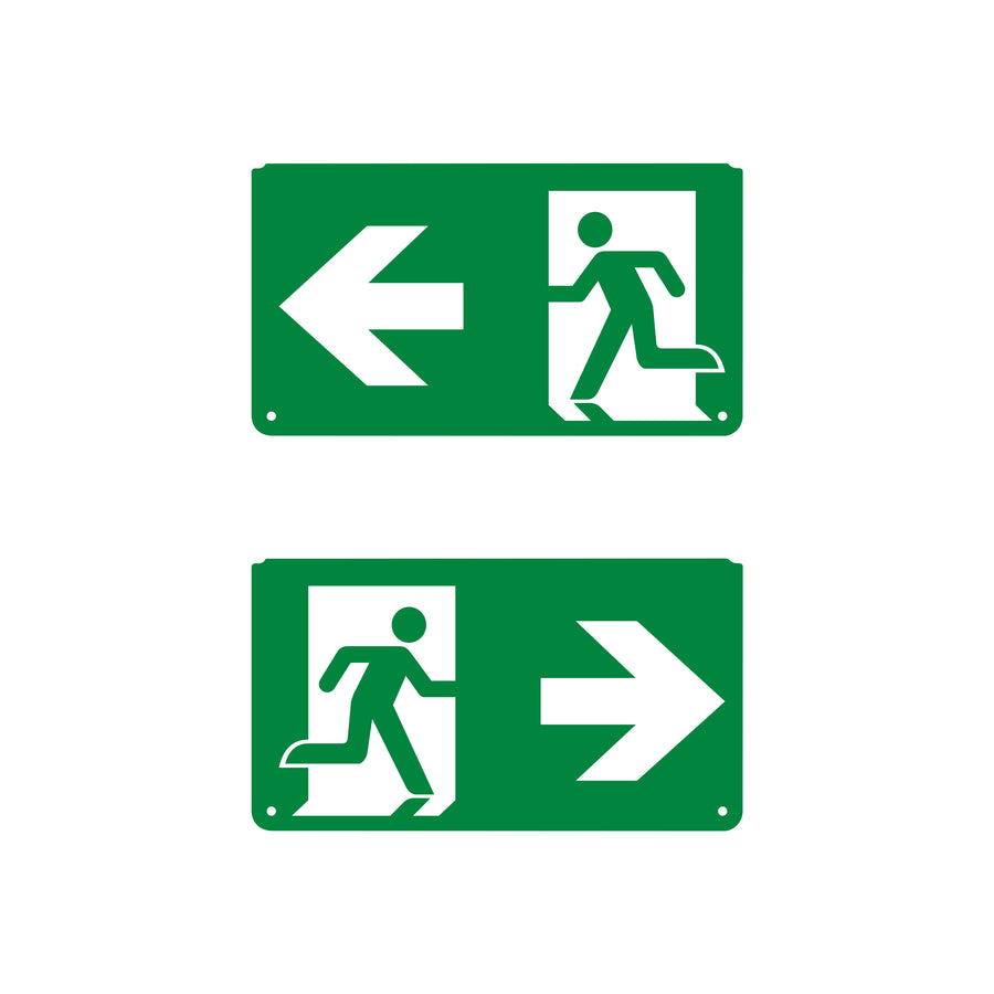 LEDVANCE Leuchten-Zubehör EM Exit Picto Left Right Piktogrammeinsatz Grün