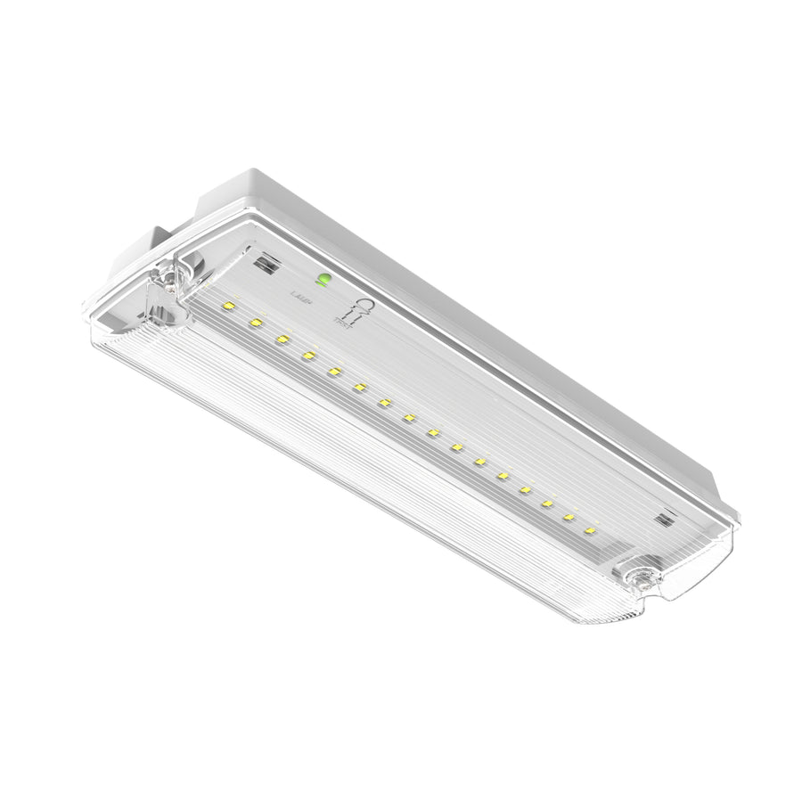 LEDVANCE LED-Notleuchte Bulkhead 1,3 W 200 lm IP65 Weiß