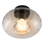 Osram Deckenleuchte Decor Smoke Glass 1-flammig E27 – Anwendungsbild