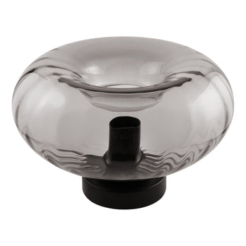 Osram Tischleuchte Decor Smoke Glass 1-flammig E27 nicht dimmbar schwarz IP20
