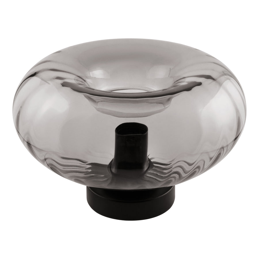 Osram Tischleuchte Decor Smoke Glass 1-flammig E27 nicht dimmbar schwarz IP20