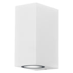 LEDVANCE ENDURA Classic Square UpDown Wandleuchte GU10 weiß – Ansicht stehend