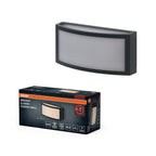 LEDVANCE Wandleuchte Endura Classic Cuadra E27 IP65 dunkelgrau – Produkt mit Verpackung