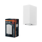 LEDVANCE ENDURA Classic Square UpDown Wandleuchte GU10 weiß – Produkt mit Verpackung